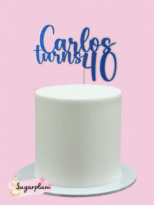 Birthday Personalised Cake Topper