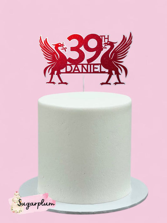 Liverbird Personalised Cake Topper