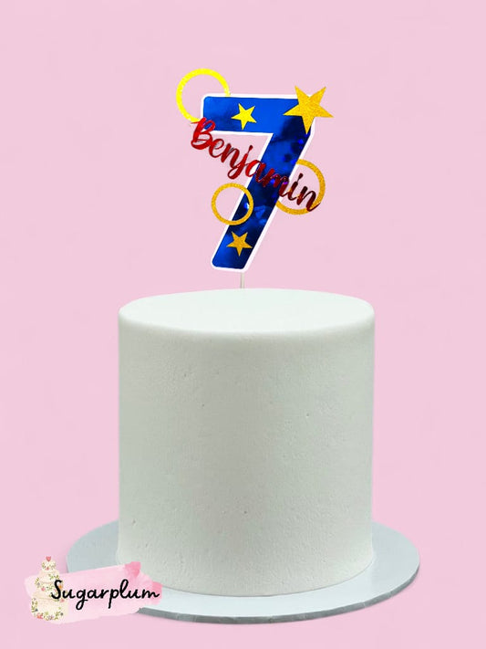 Sonic Personalised Cake Topper