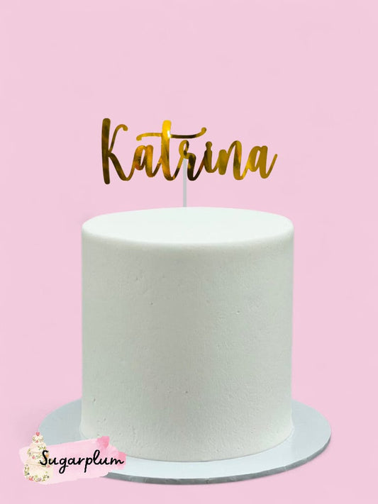 Name Personalised Cake Topper
