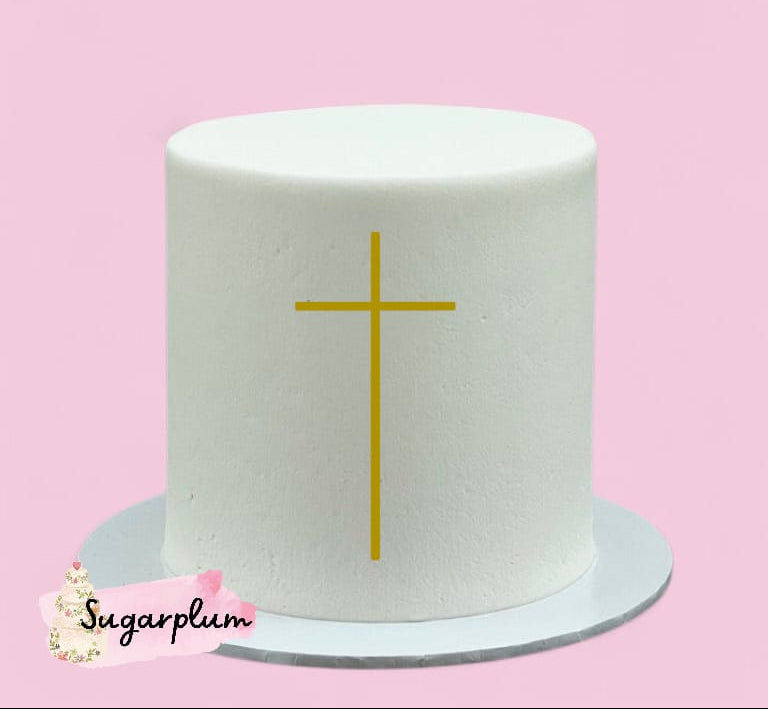 Cross Cake Topper