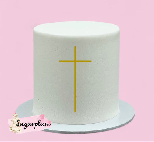 Cross Cake Topper