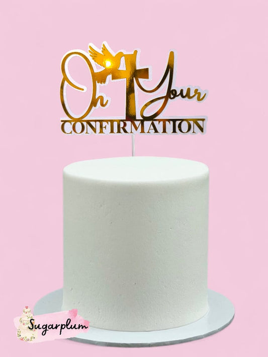 On Your Confirmation Cake Topper