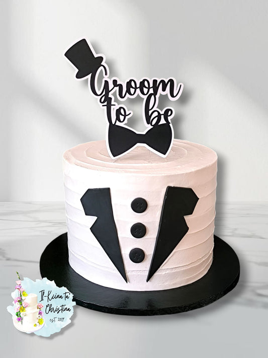 Groom to Be Cake Topper