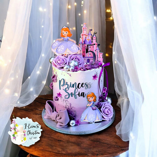 Sofia the First Set of 5 Personalised Cake Topper