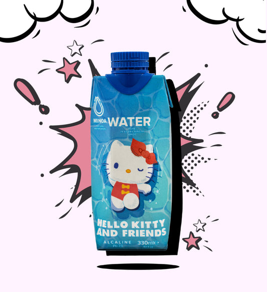 Minoa Water 330ml - Hello Kitty