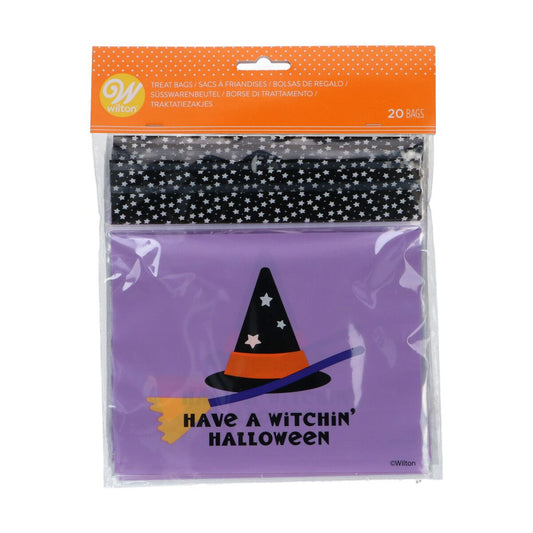 Wilton Resealable Treat Bags Witchin' Halloween pk/20