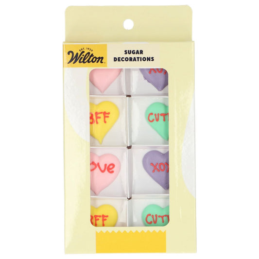 Wilton Sugar Decorations Love Notes set/8