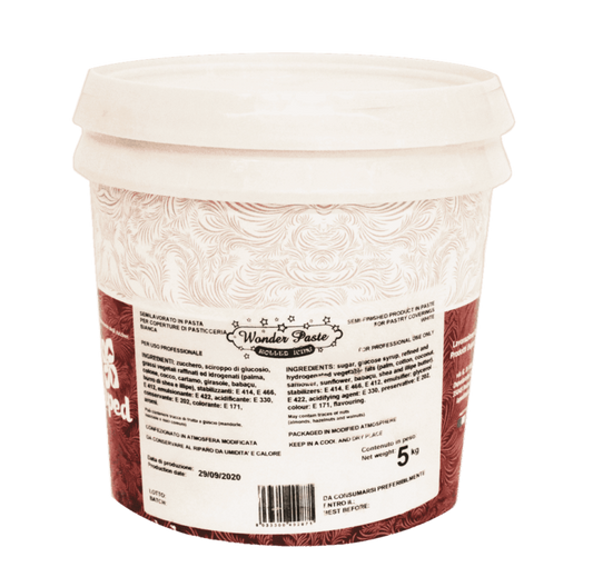 Laped Wonder Paste Sugar Paste White x5kg