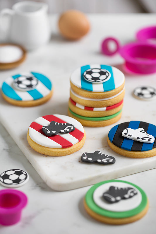 Decora Football Sugar Decorations