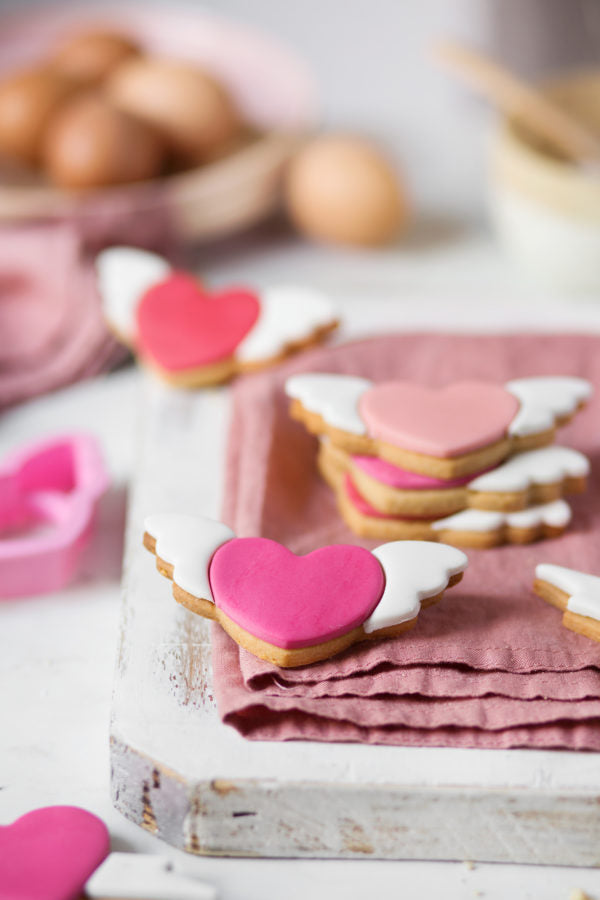 Decora Hearts with Wings & Arrow Cookie Cutters
