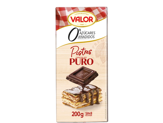 Valor Sugar Free Dark Chocolate for Baking