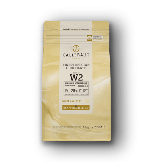 Callebaut Couverture White Chocolate W2 - 100g