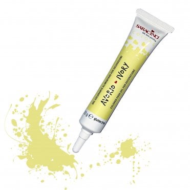 Saracino Food Gel Colour 20g Ivory