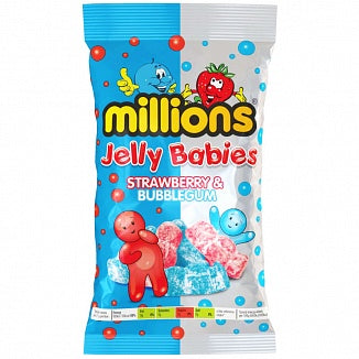 Millions Jelly Babies Strawberry & Bubblegum