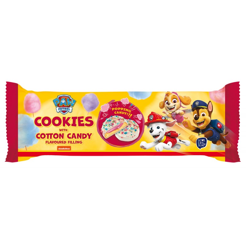 Paw Patrol Cookies with Cotton Candy