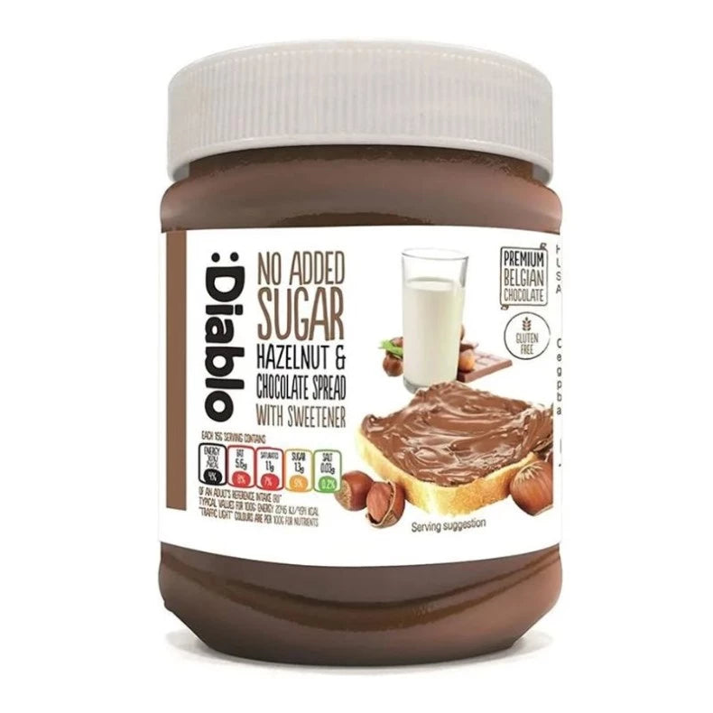 Diablo No Added Sugar Hazelnut & Chocolate Spread
