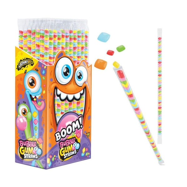 Johny Bee Bubble Gum Straws