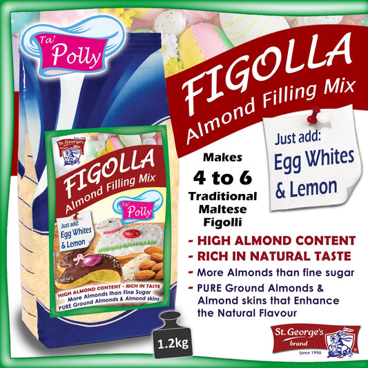 St George's Brand Figolla Almond Filling Mix 1200g