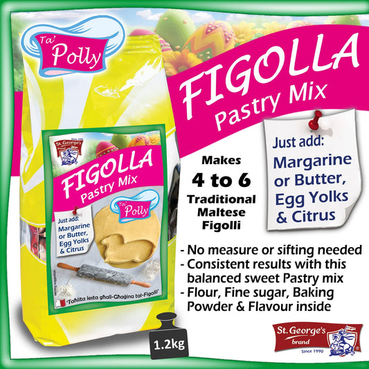 St George's Brand Figolla Pastry Mix 1200g