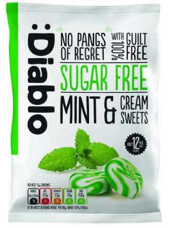 Diablo Sugar Free Mint and Cream Sweets