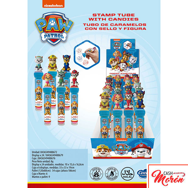 Paw Patrol Candies and Stamp