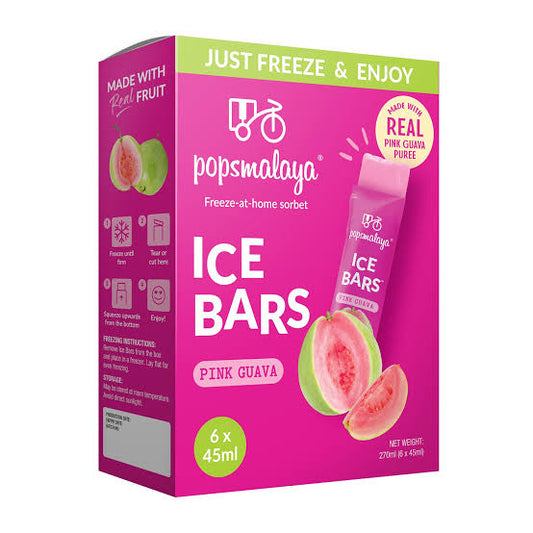 Popsmalaya Ice Bars - Pink Guava